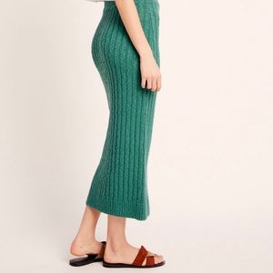 NWT Free People Topaz skirt in Sea Green